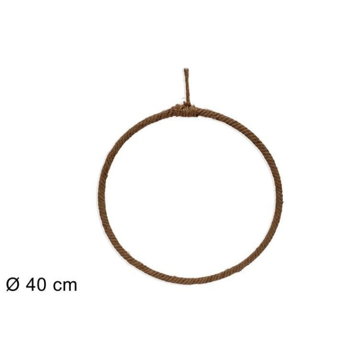 APPENDINO ANELLO METALLO CORDA 40CM